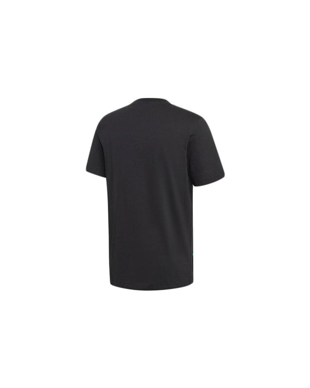 Adidas Black X Disney Goofy Crossover Logo Short Sleeve for men