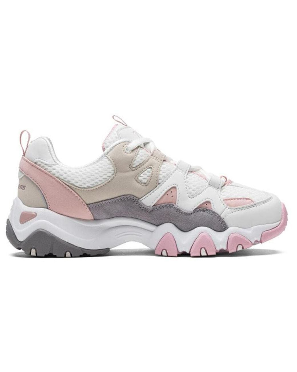 Skechers White (Wmns) D'Lites 2.0 Shoes