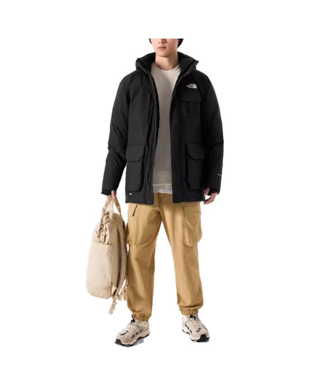 The North Face Black Coldworks Insulated Parka Jacket for men