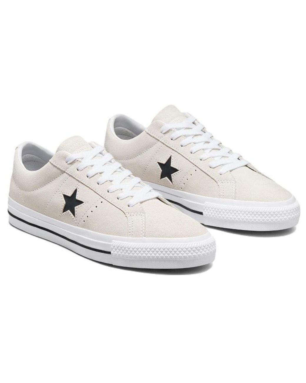 Converse White One Star Pro Suede Low 'Egret' for men