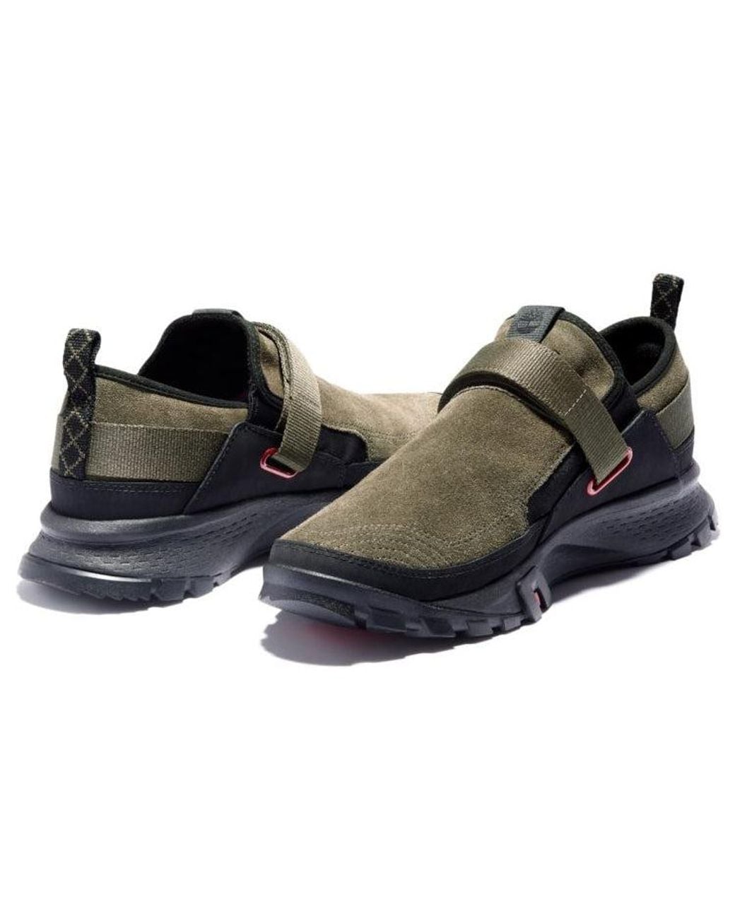Timberland Brown Mills Falls Slip-On Leather Shoes Suede' for men