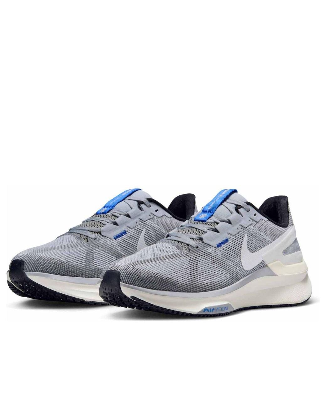 Nike Gray Air Zoom Structure 25 Shoes for men