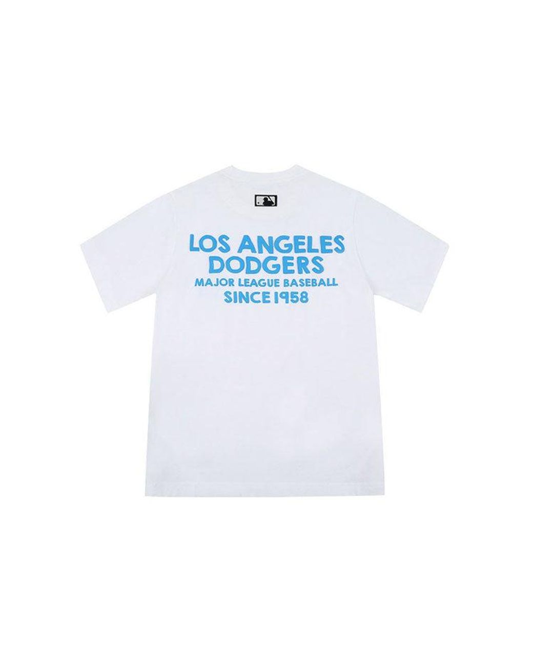 MLB White La Dodgers Los Angeles Dodgers Basic Printing Short Sleeve