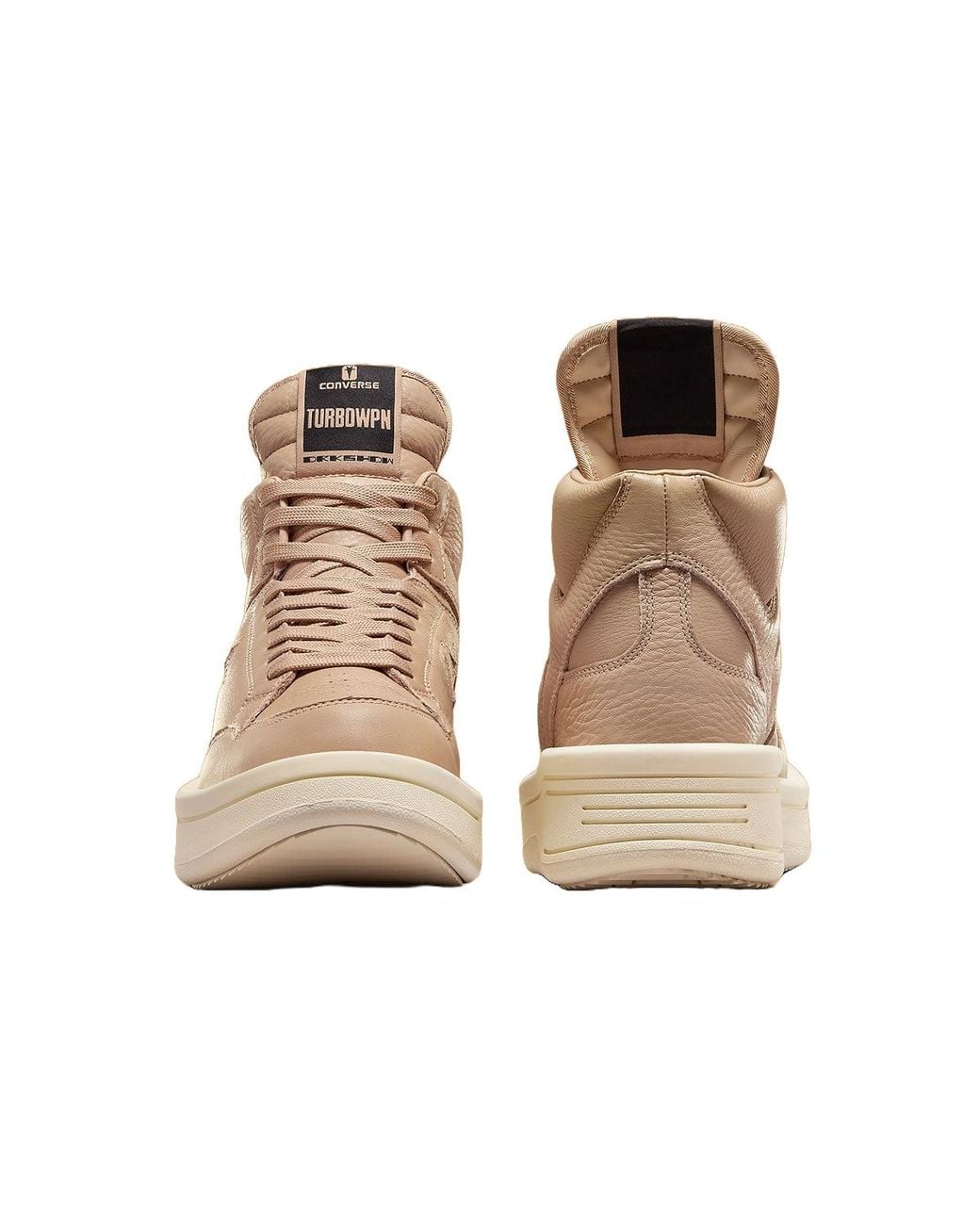 Converse Natural X Rick Owens Drkshdw Turbowpn Mid 'Cave' for men