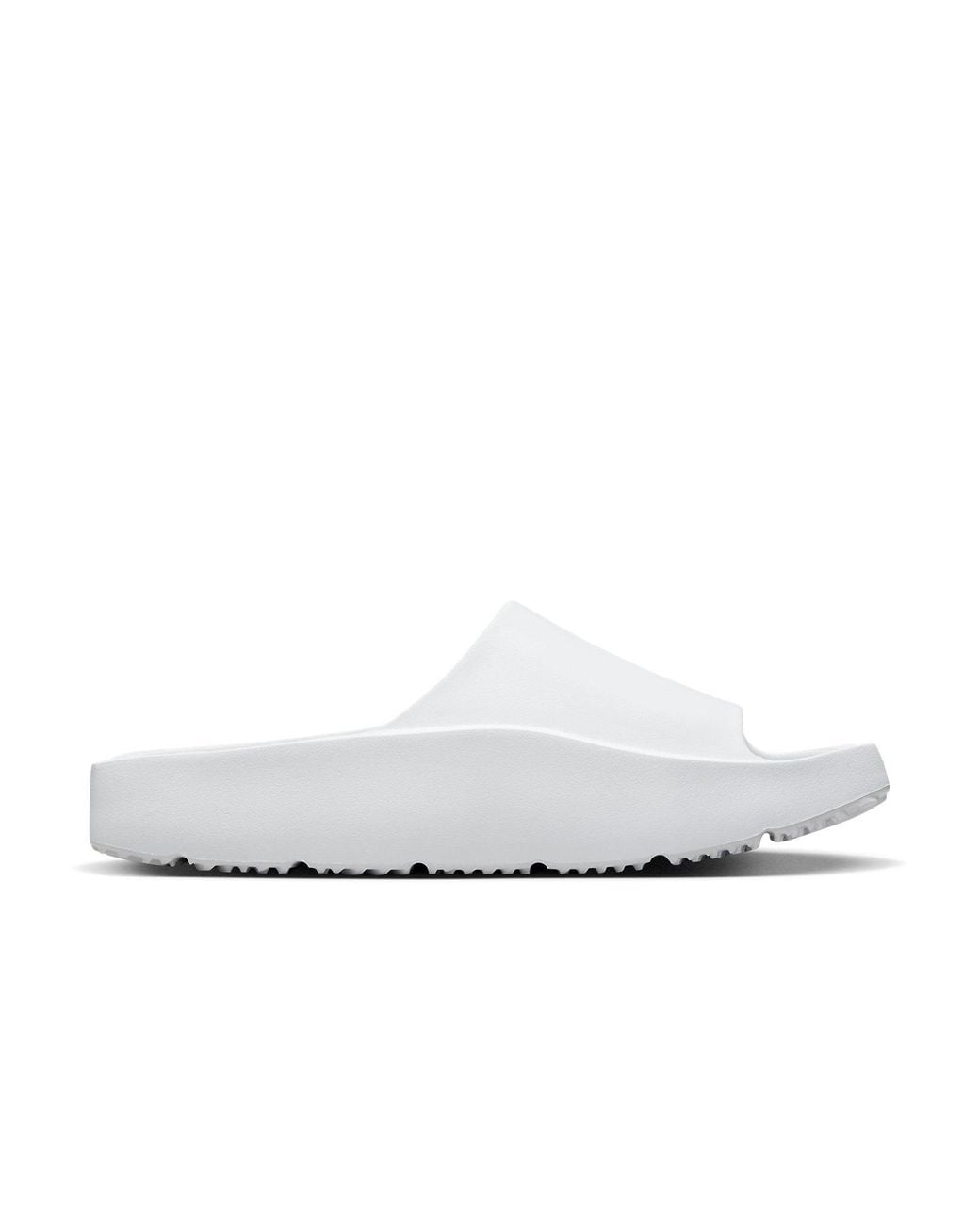 Nike White Hex Slides