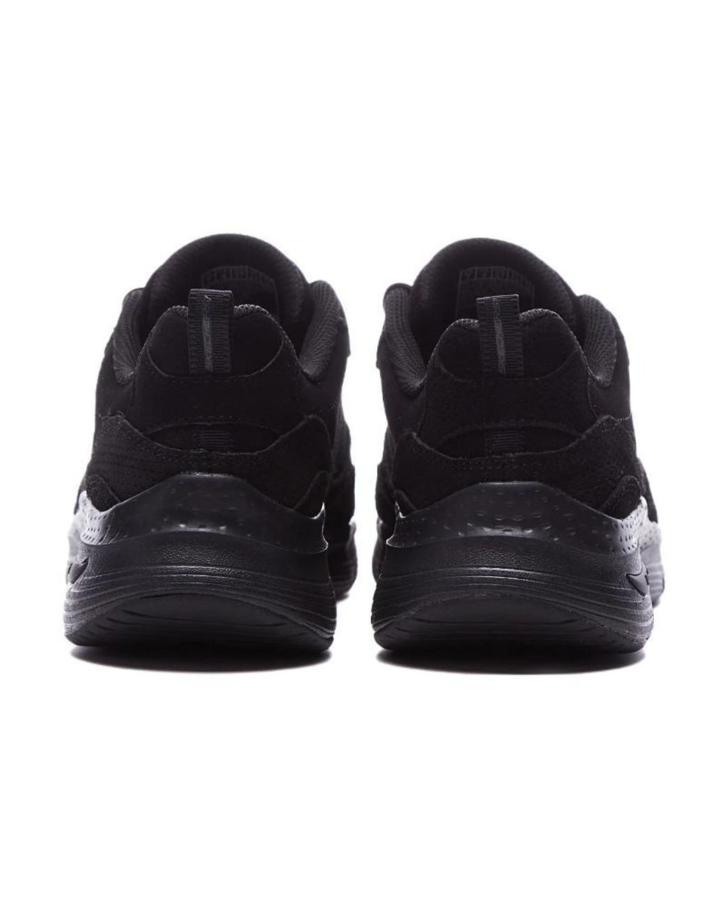 Skechers Black (Wmns) Arch Fit High Spirits Suede Leather