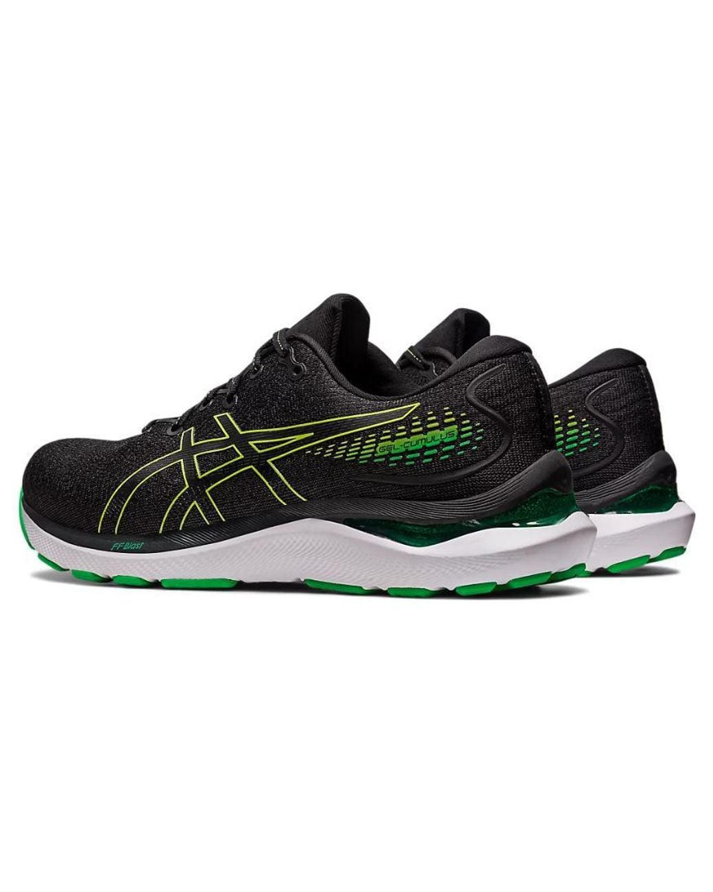 Asics Brown Gel-Cumulus 24 Lime Zest' for men