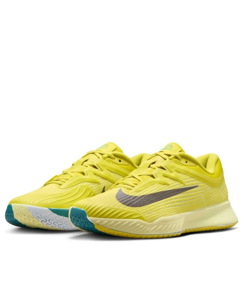 Nike Yellow Vapor Pro 3 Premium Hard Court Tennis Shoes for men