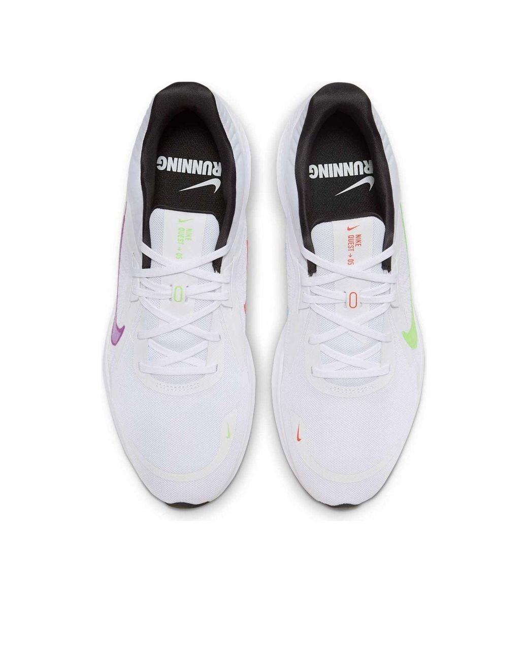Nike White Quest 5 Neon' for men
