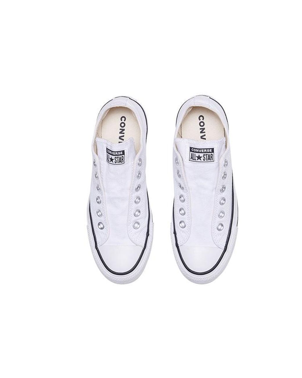 Converse White Chuck Taylor All Star Slip Ox for men
