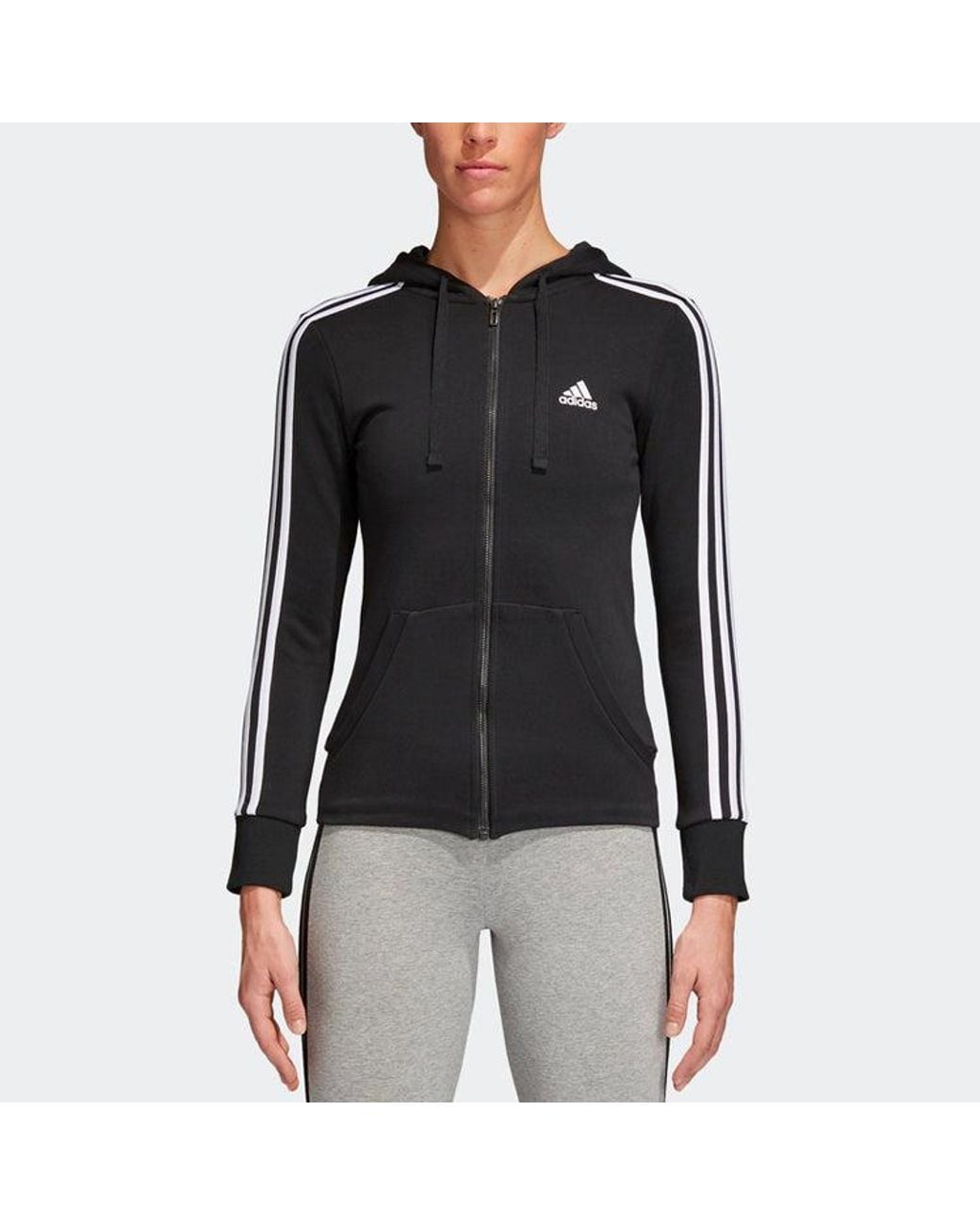 Adidas Black (Wmns) Hooded Track Jacket