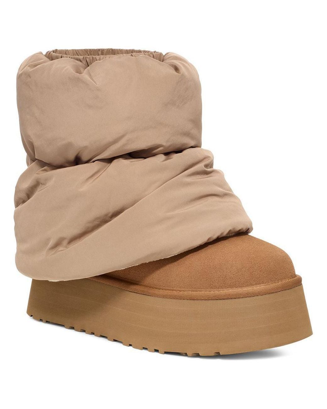 Ugg Natural Classic Mini Dipper Puffer Boots