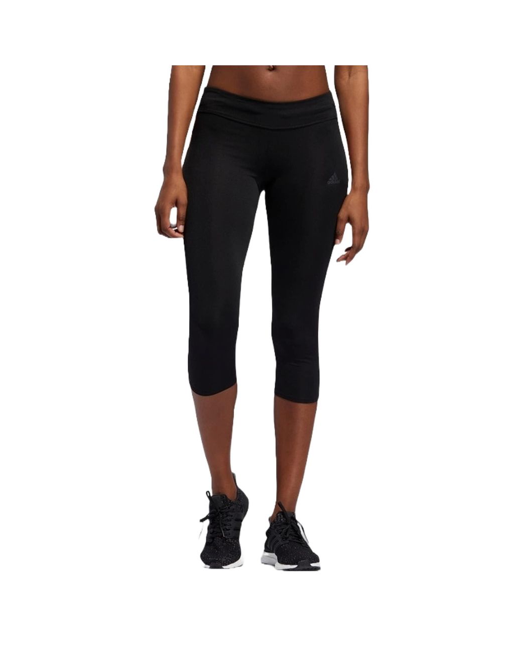 Adidas Black (Wmns) Own The Run 3/4 Tights