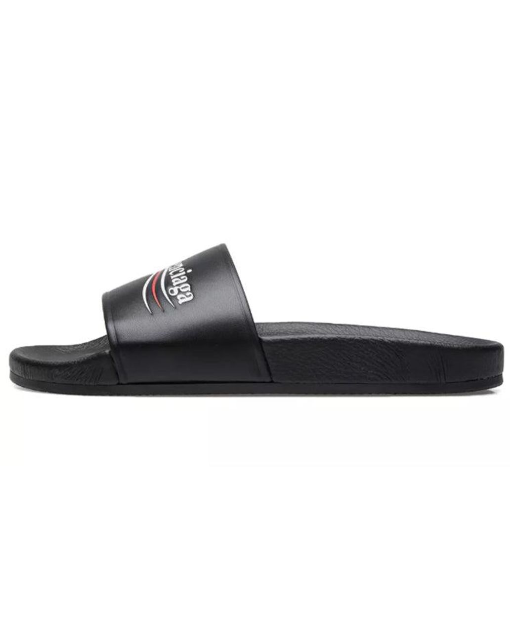 Balenciaga Blue Wave Logo Slippers Sandals for men