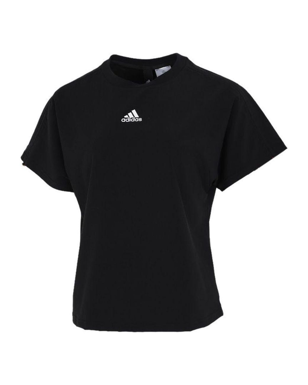 Adidas Black (Wmns) Tech Woven T-Shirt