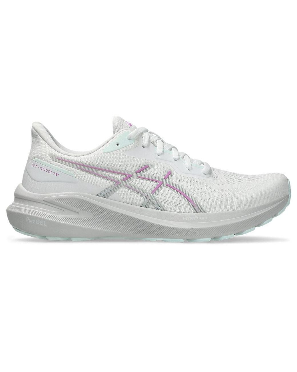 Asics White (Wmns) Gt-1000 13 Sneakers Glow'
