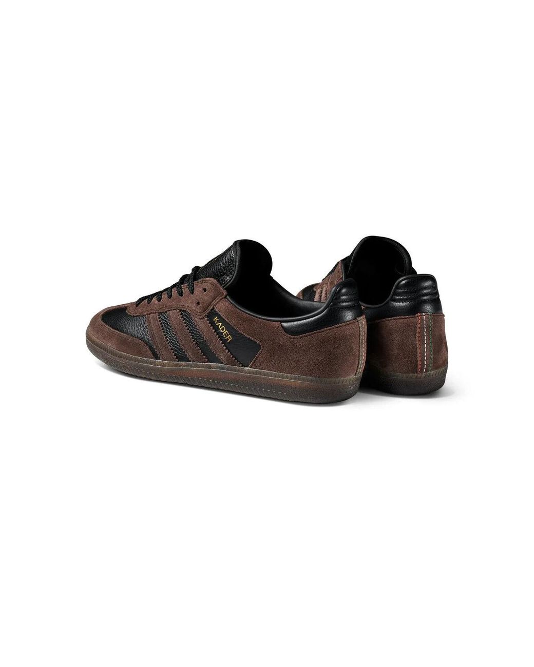 Adidas Brown X Kader Sylla Samba Adv Gum' for men