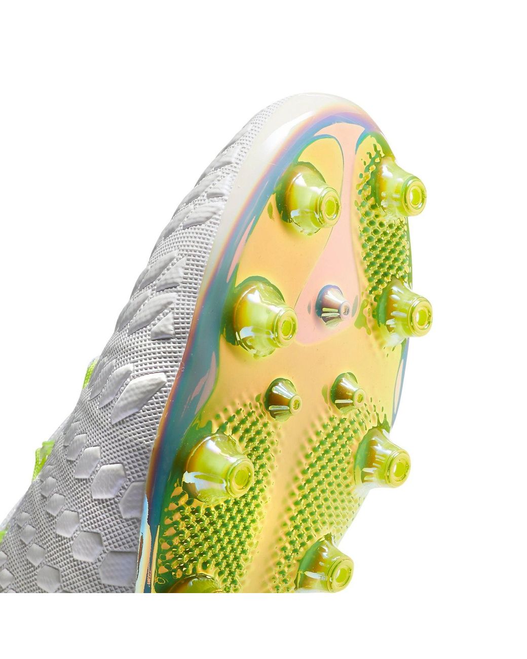 Nike White Phantom 3 Elite Ag Pro Volt' for men