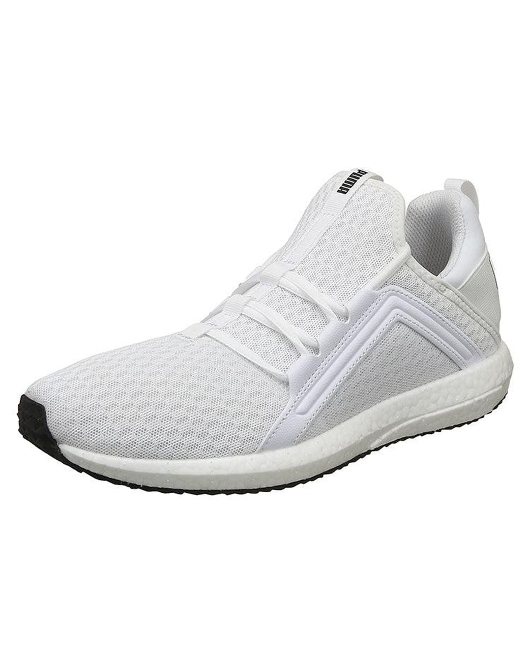 PUMA White Mega Nrgy Low Tops Sports Shoe for men
