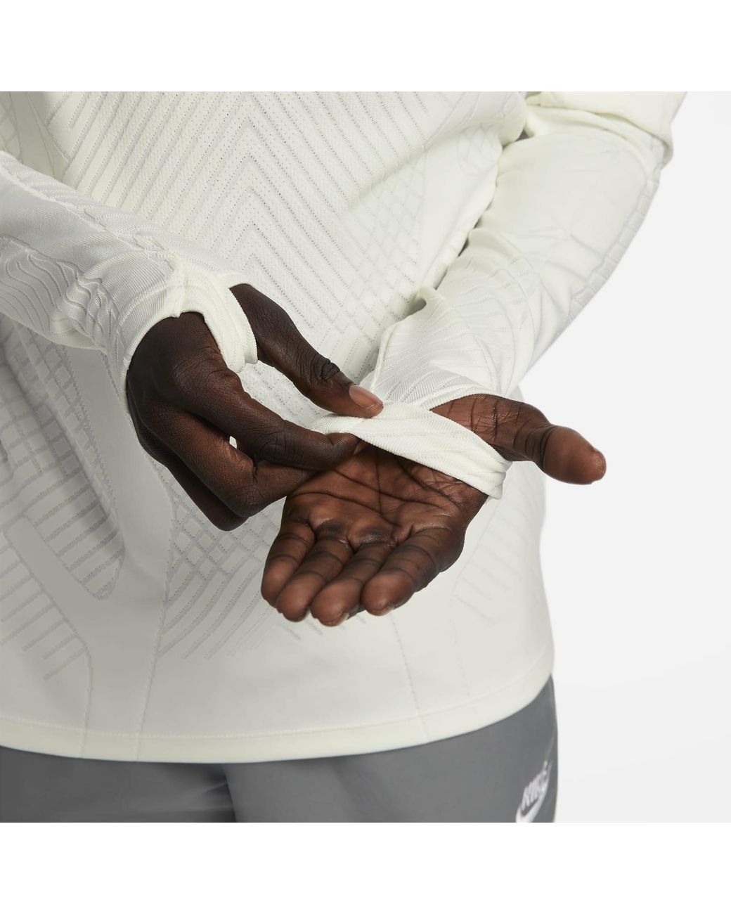 Nike Gray Tottenham Dri-Fit Adv Elite 1/4 Zip Long Sleeve Strike Drill Top for men