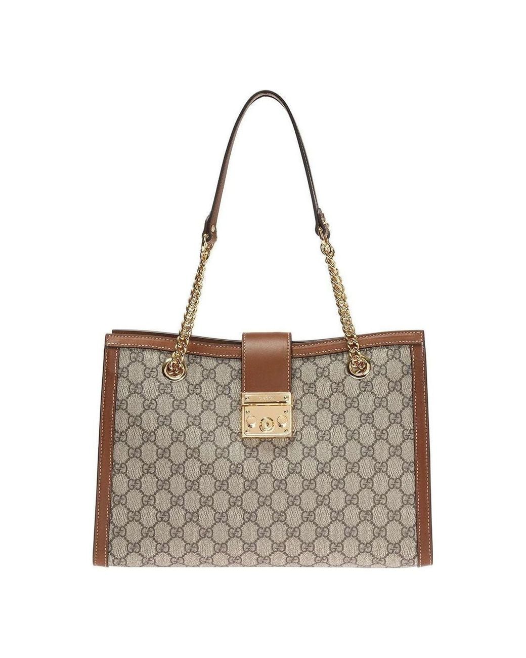 Gucci Gray (Wmns) Padlock Medium Gg Shoulder Bag