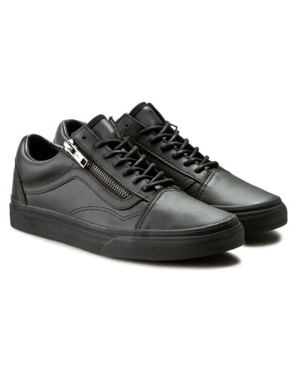 Vans Black Old Skool Zip 'Gun Metal' for men