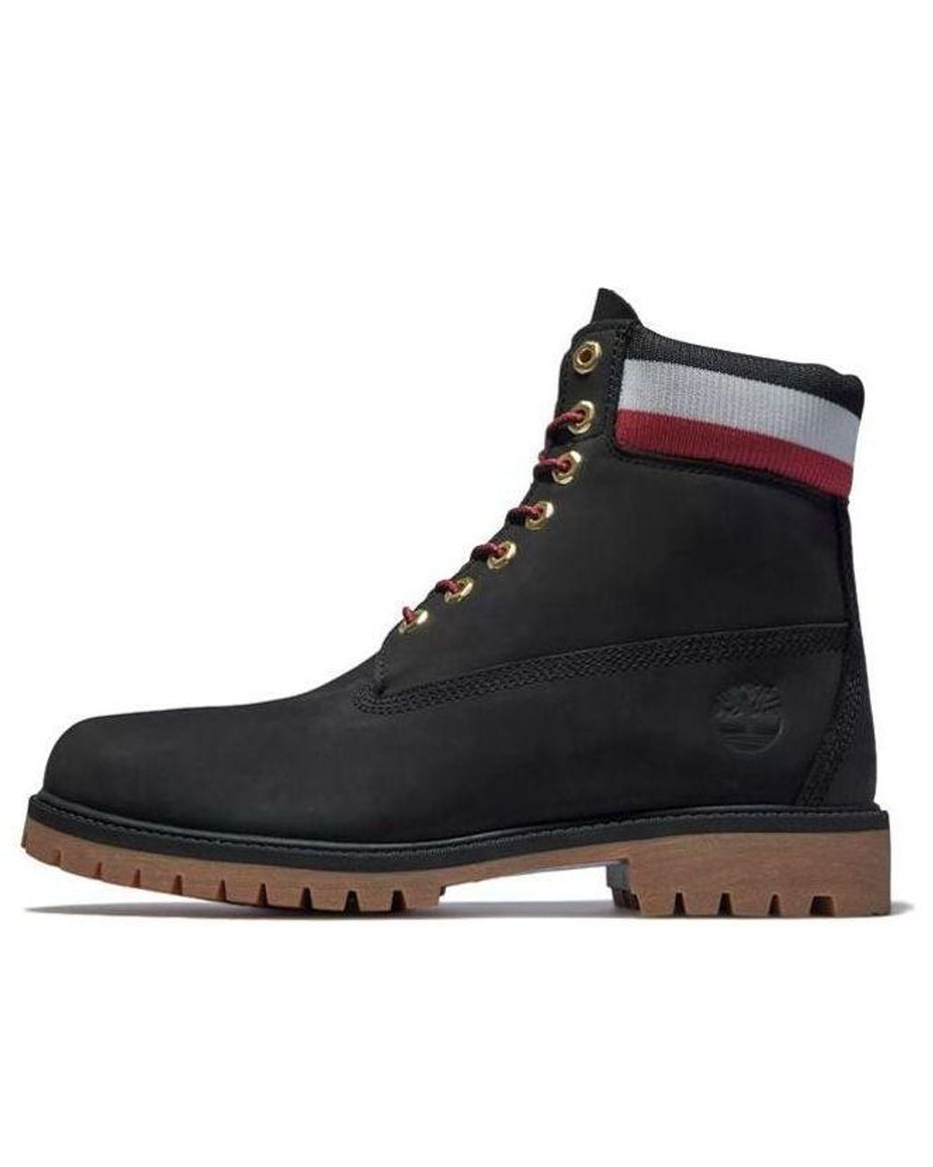Timberland Black 6 Inch Heritage Cupsole Boot Nubuck With' for men