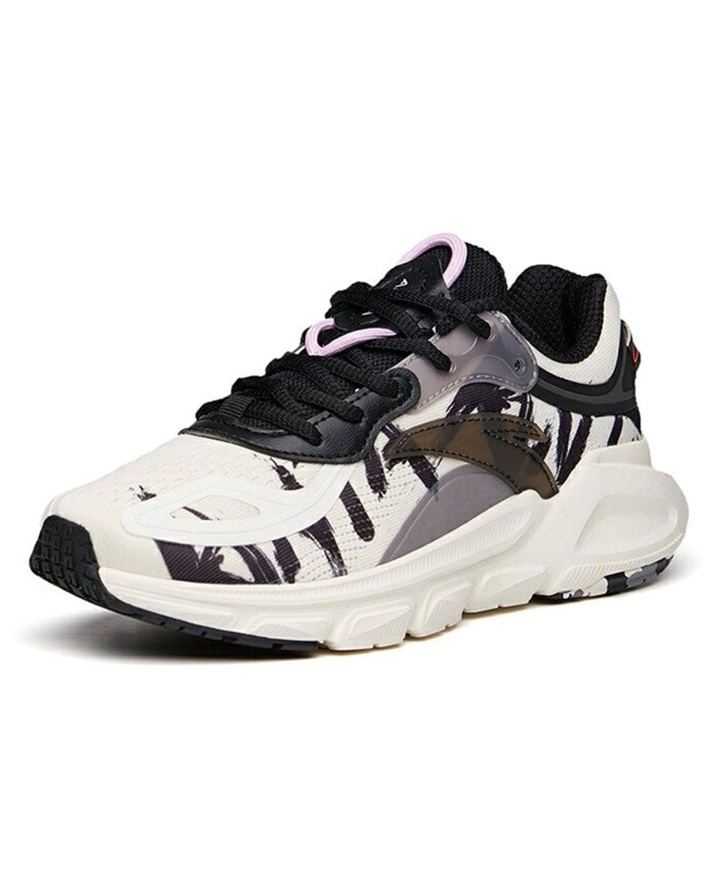 Anta White (Wmns) Running Series Sneakers Leather