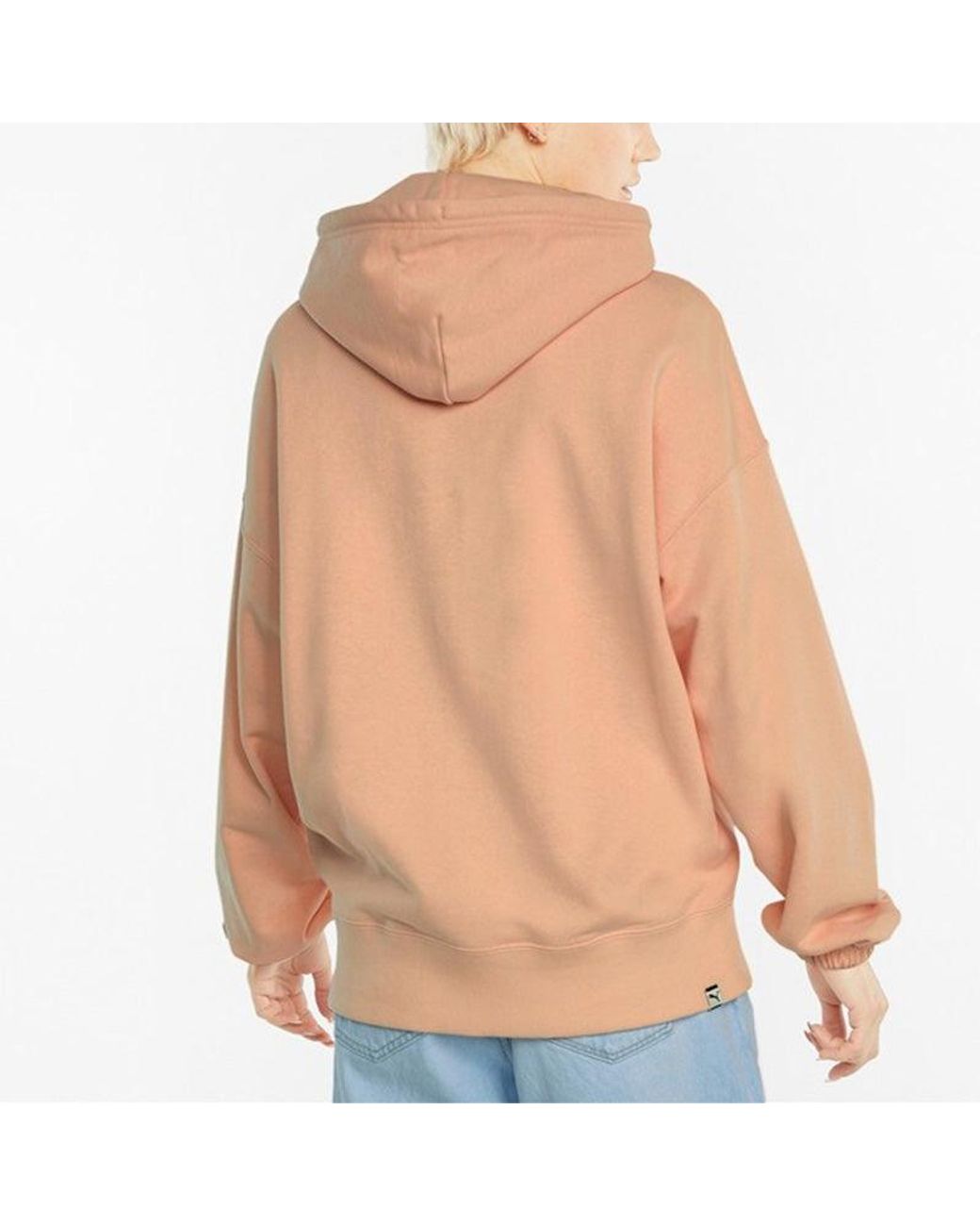 PUMA Orange (Wmns) Downtown Graphic Printing Hoodie