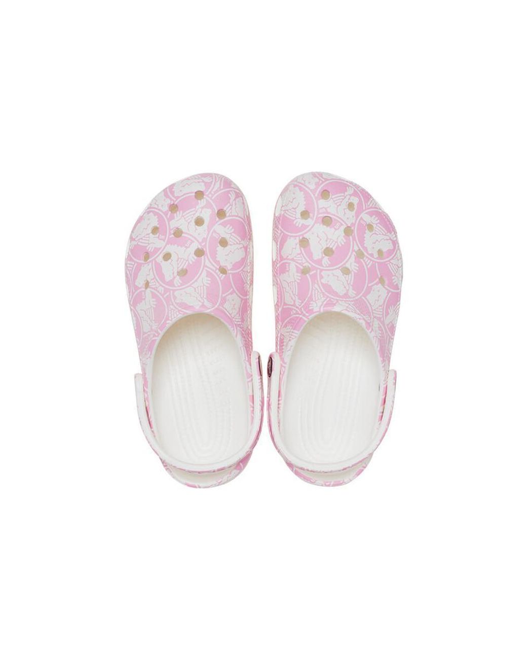 CROCSTM Pink Classic Duke Print Clogs Tweed'