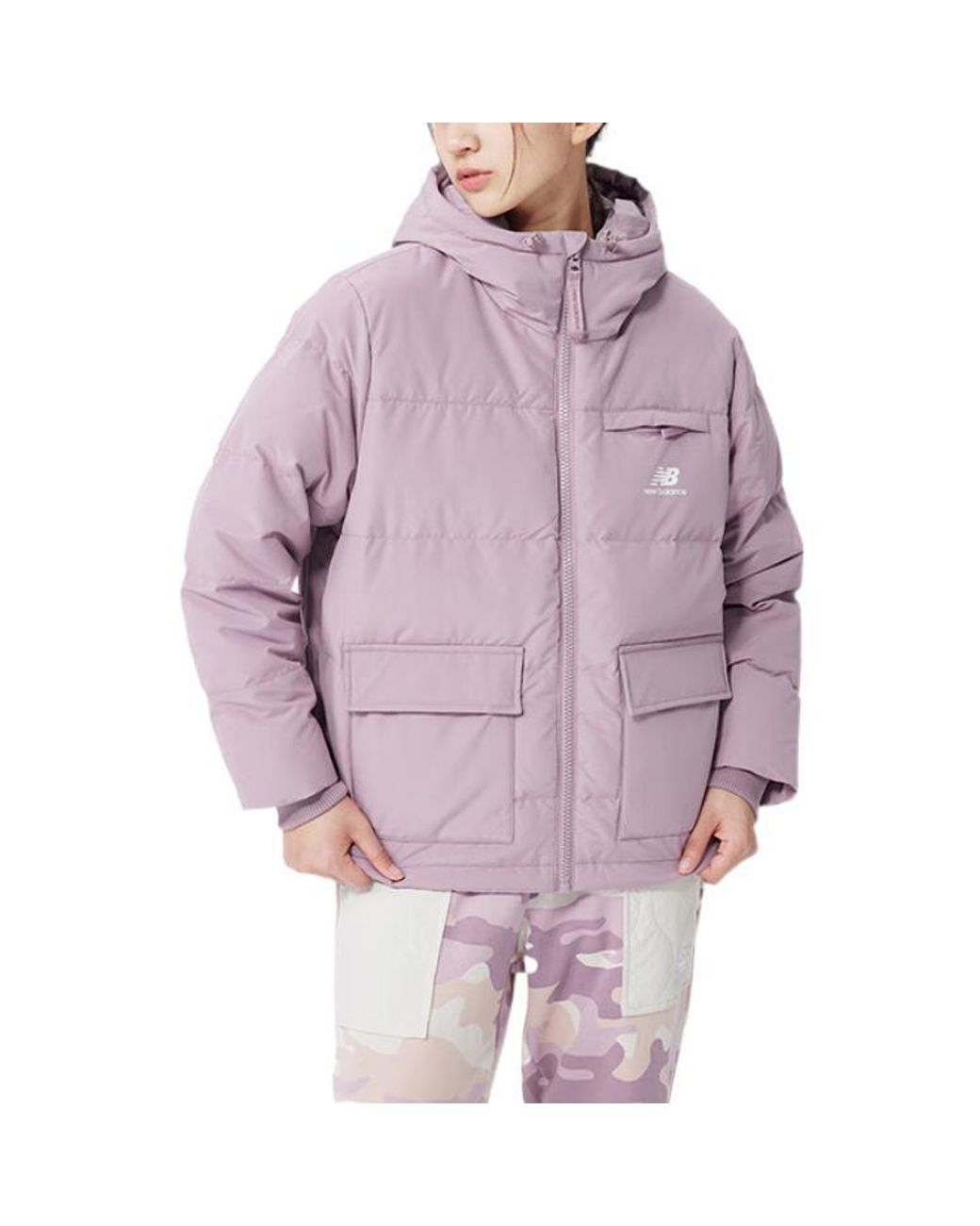 New Balance Purple (Wmns) Classic Puffer Jacket