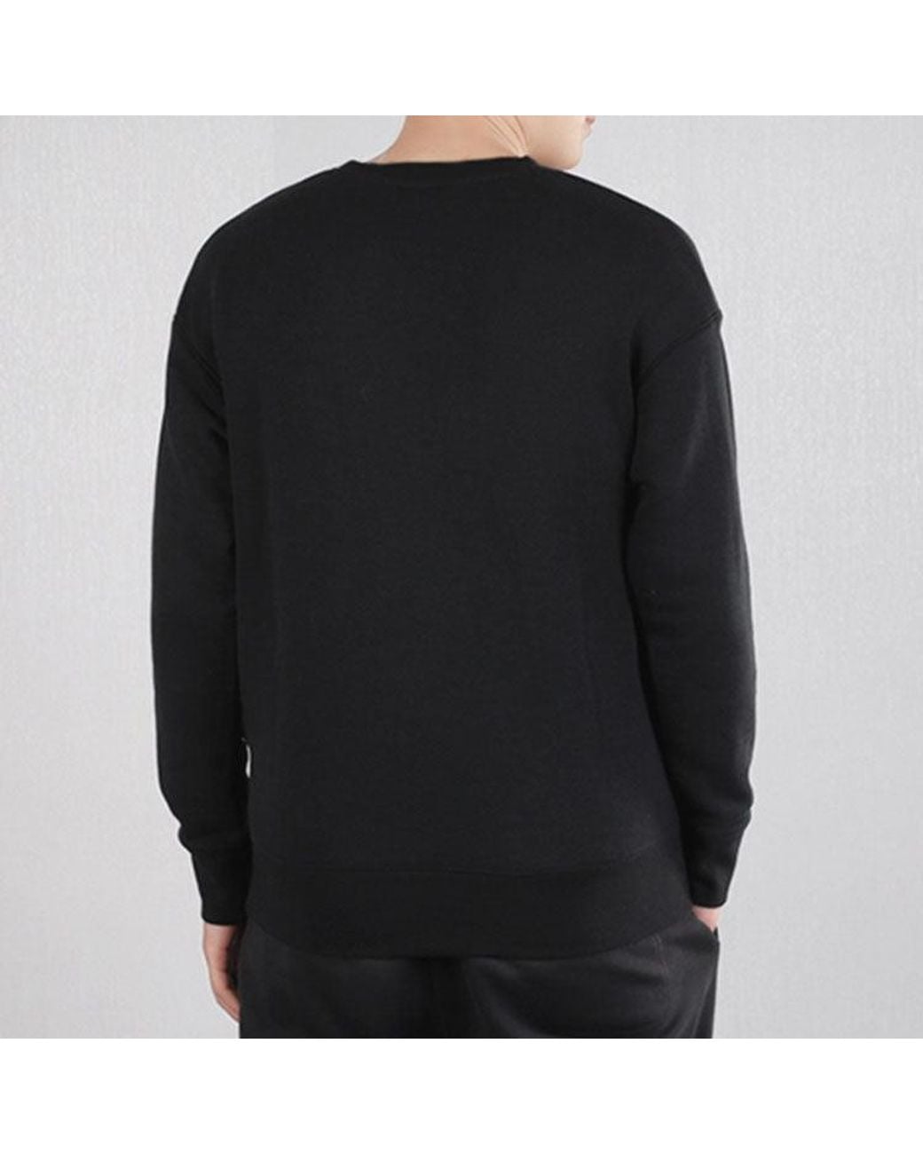 Nike Blue Casual Crew Neck Sweater for men