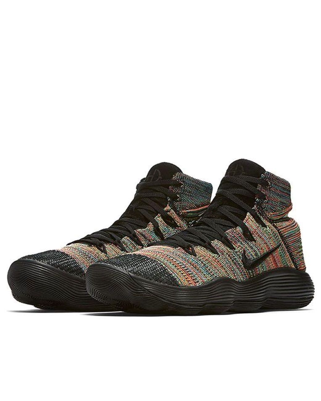 Nike Black Hyperdunk 2017 Flyknit 'Multi-Color' for men