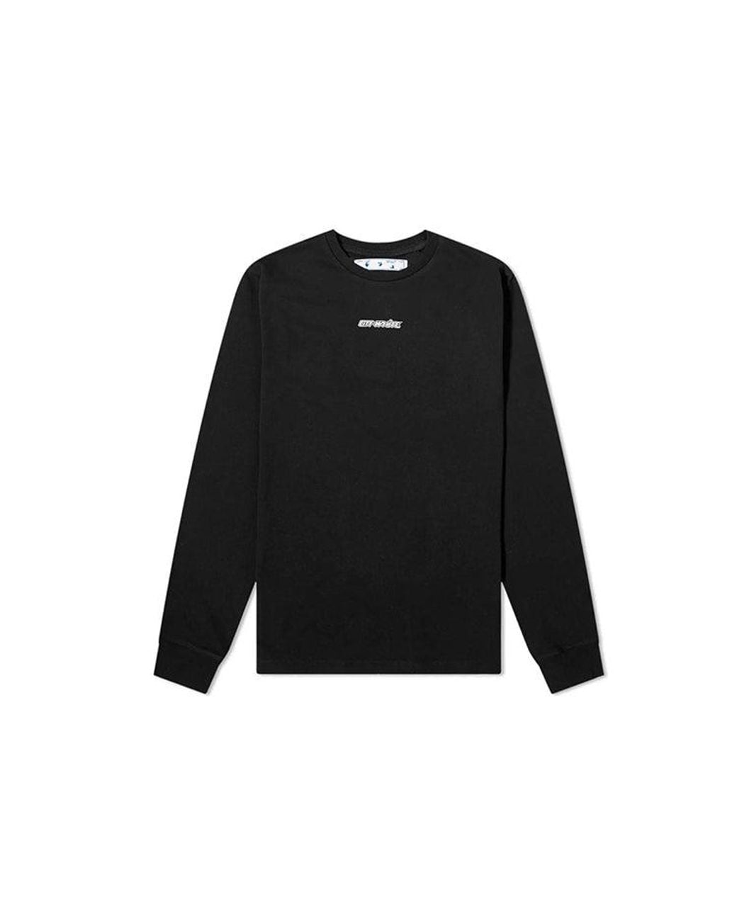 Off-White c/o Virgil Abloh Blue Fw20 Marker Arrows Print Long Sleeve T-Shirt for men