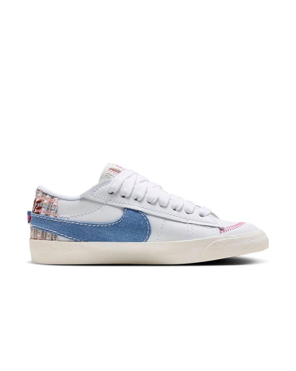 Nike Blue (Wmns) Blazer Low Jumbo 'Denim Swoosh'