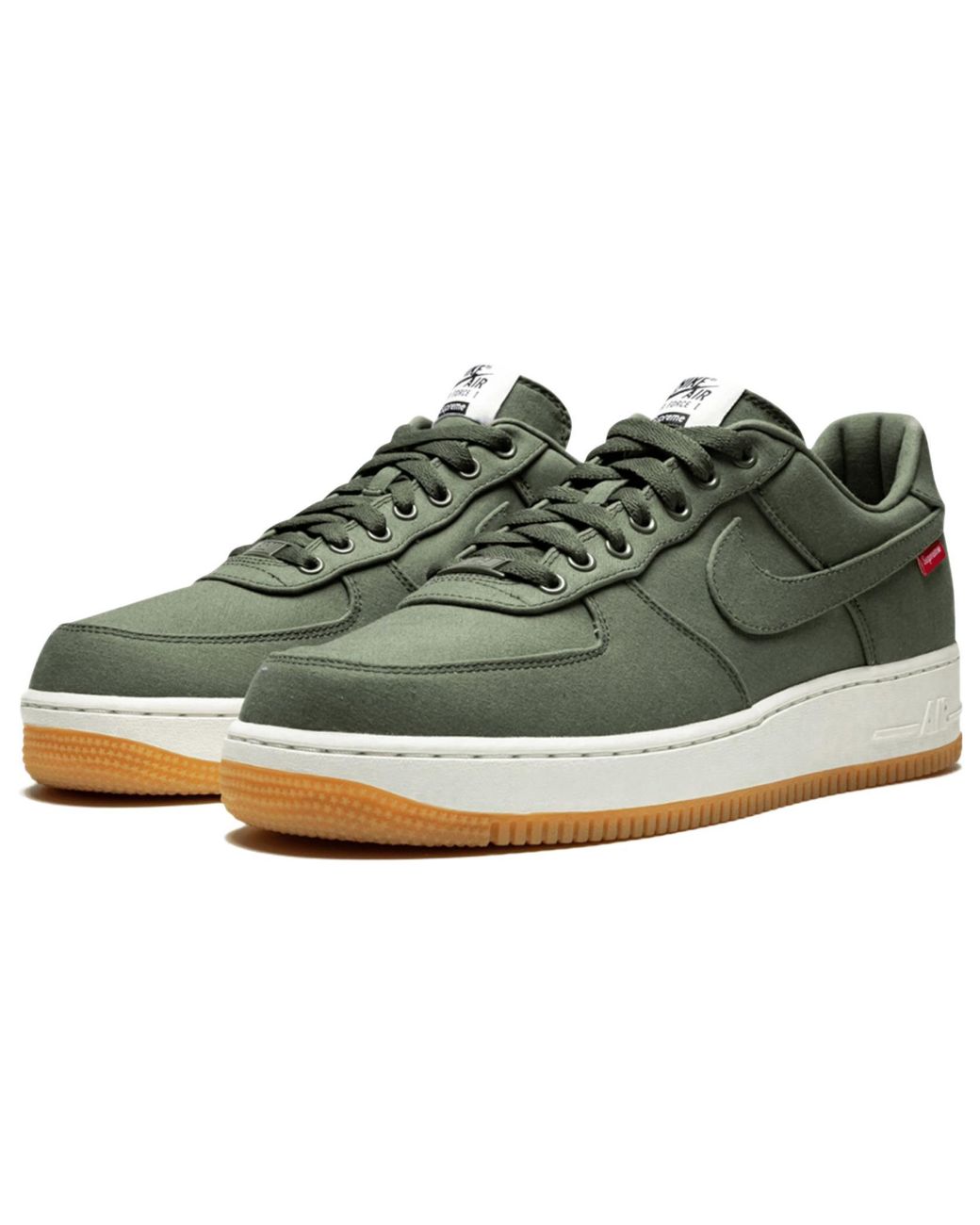 Nike Green X Supreme Air Force 1 Low Premium 08 Nrg 'Cargo Khaki' for men