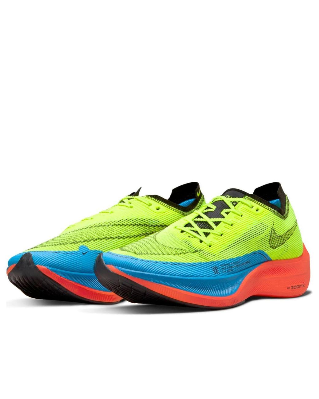 Nike Green Zoomx Vaporfly Next% 2 'Volt Bright Crimson' for men