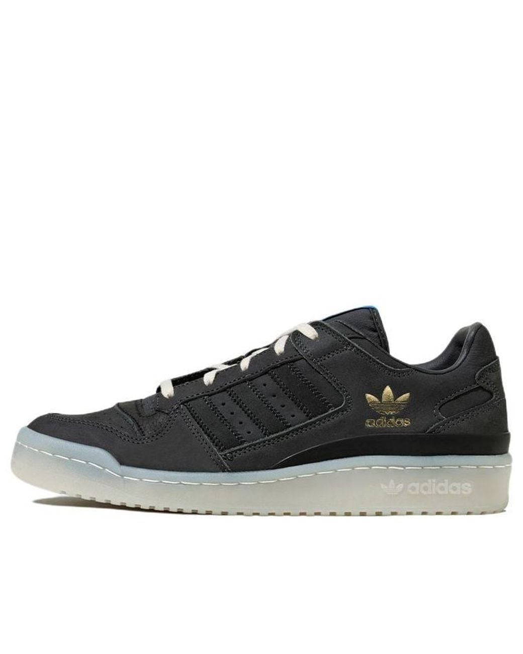 Adidas Black Forum Low 'Dark Solid' for men