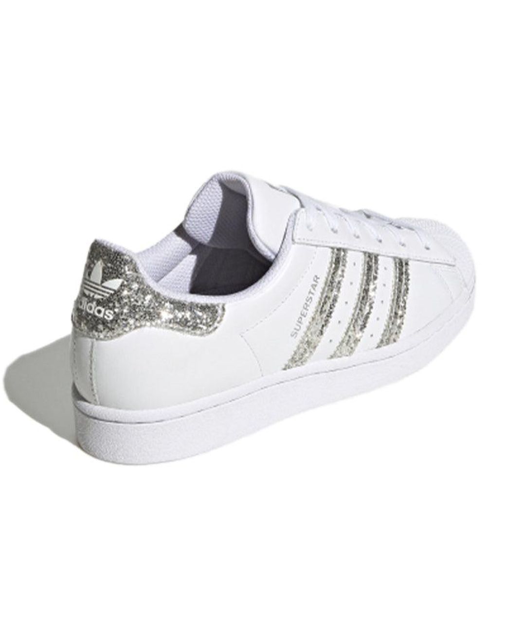 Adidas White (Wmns) Superstar 'Glitter'