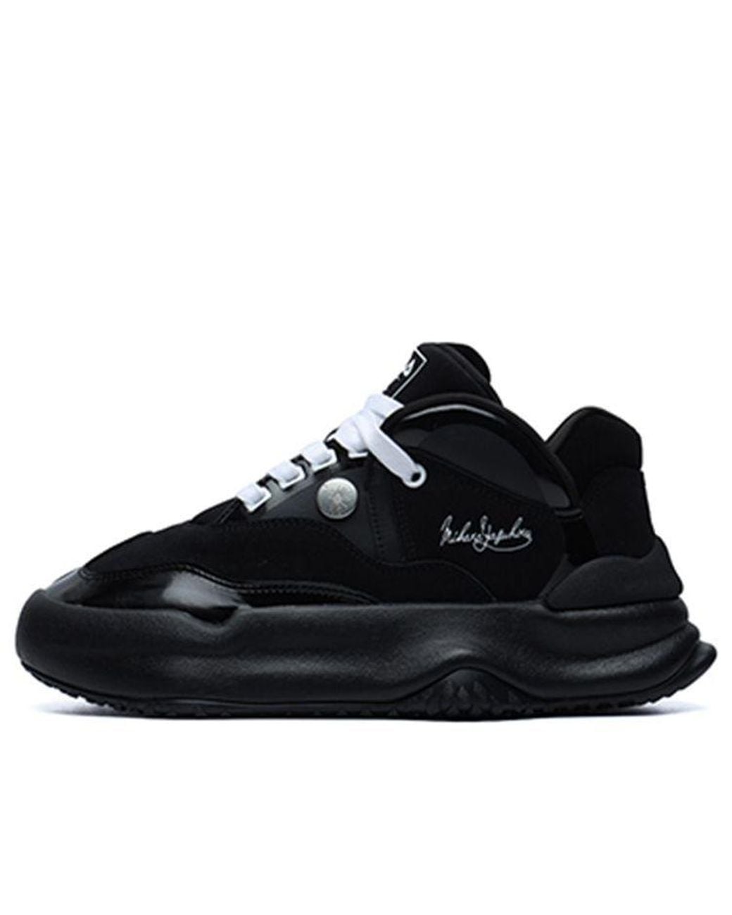 Fila Black (Wmns) Fashion Sneakers Low-Top Running Shoes