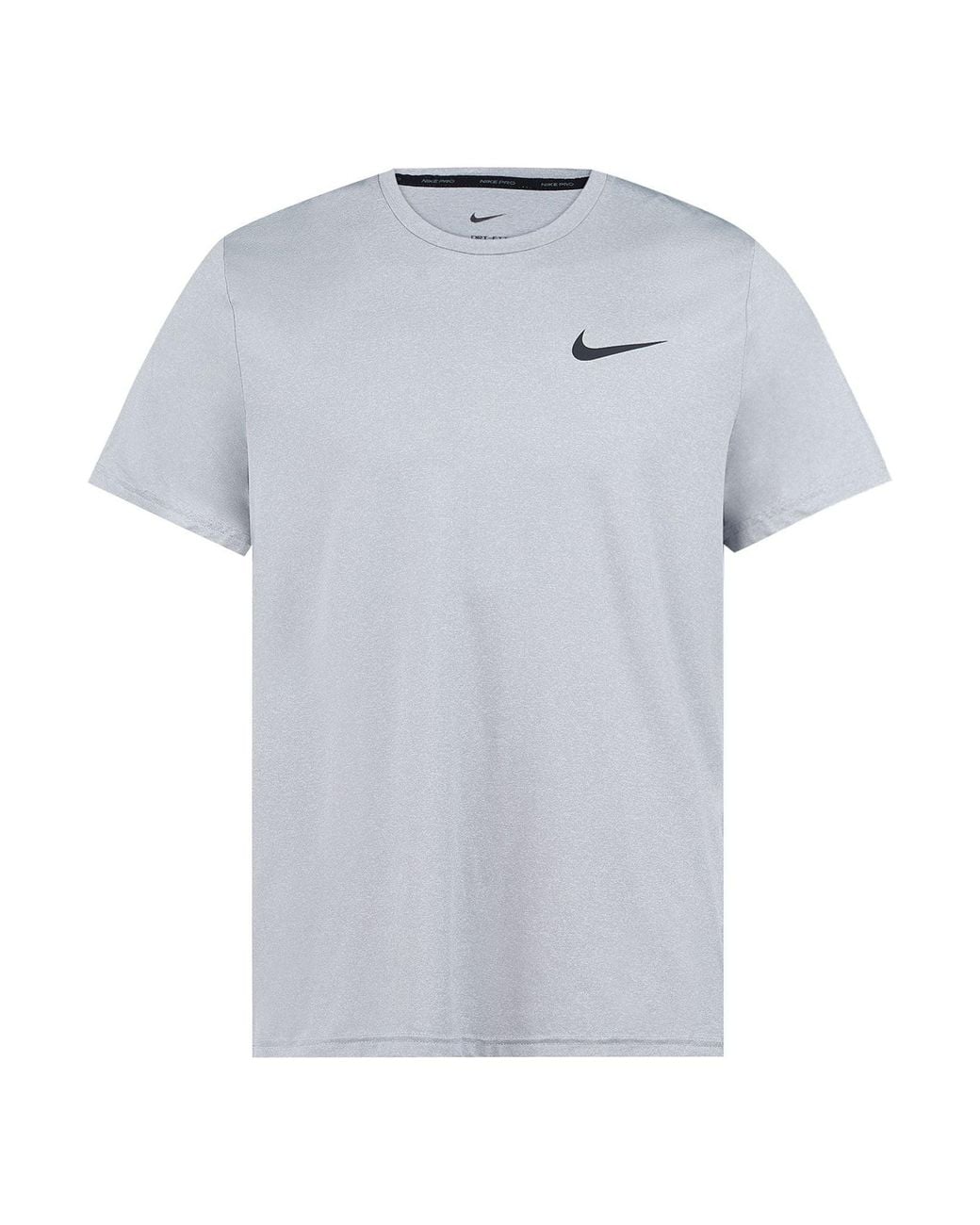 Nike Blue Pro Dri-Fit Sports Training Quick Dry Round Neck Short Sleeve for men