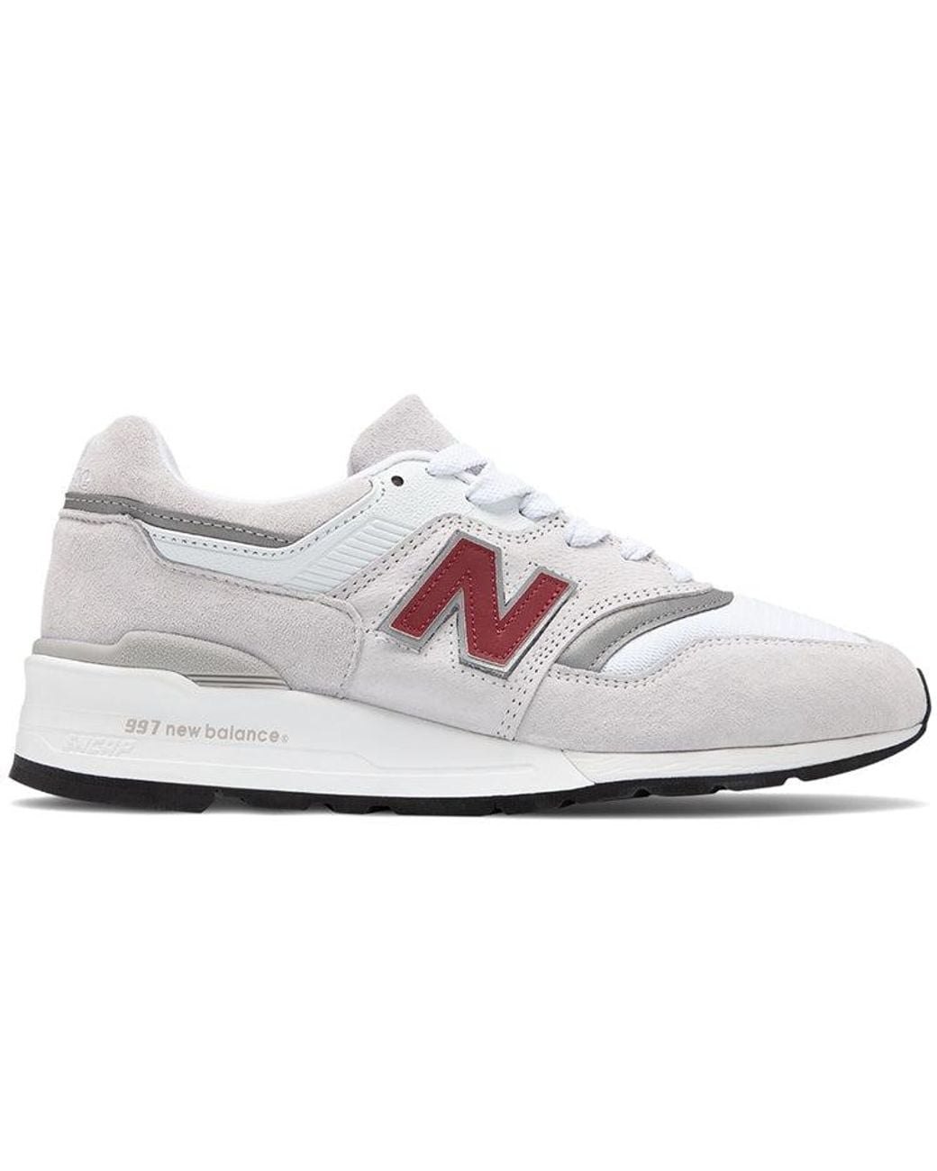 New Balance White 997 D-Wide for men