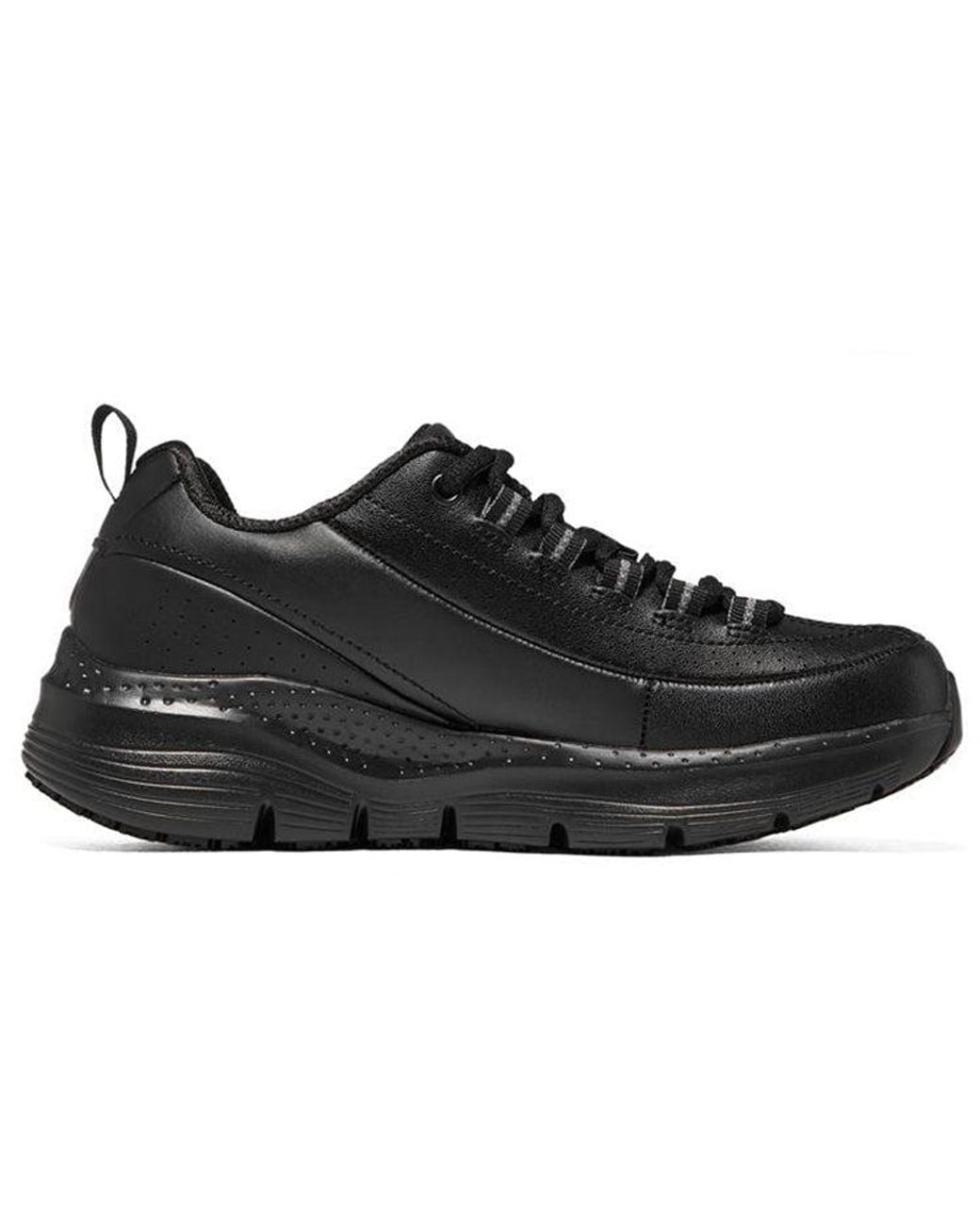 Skechers Black (Wmns) Arch Fit Slip Resistant Trickell 2.0