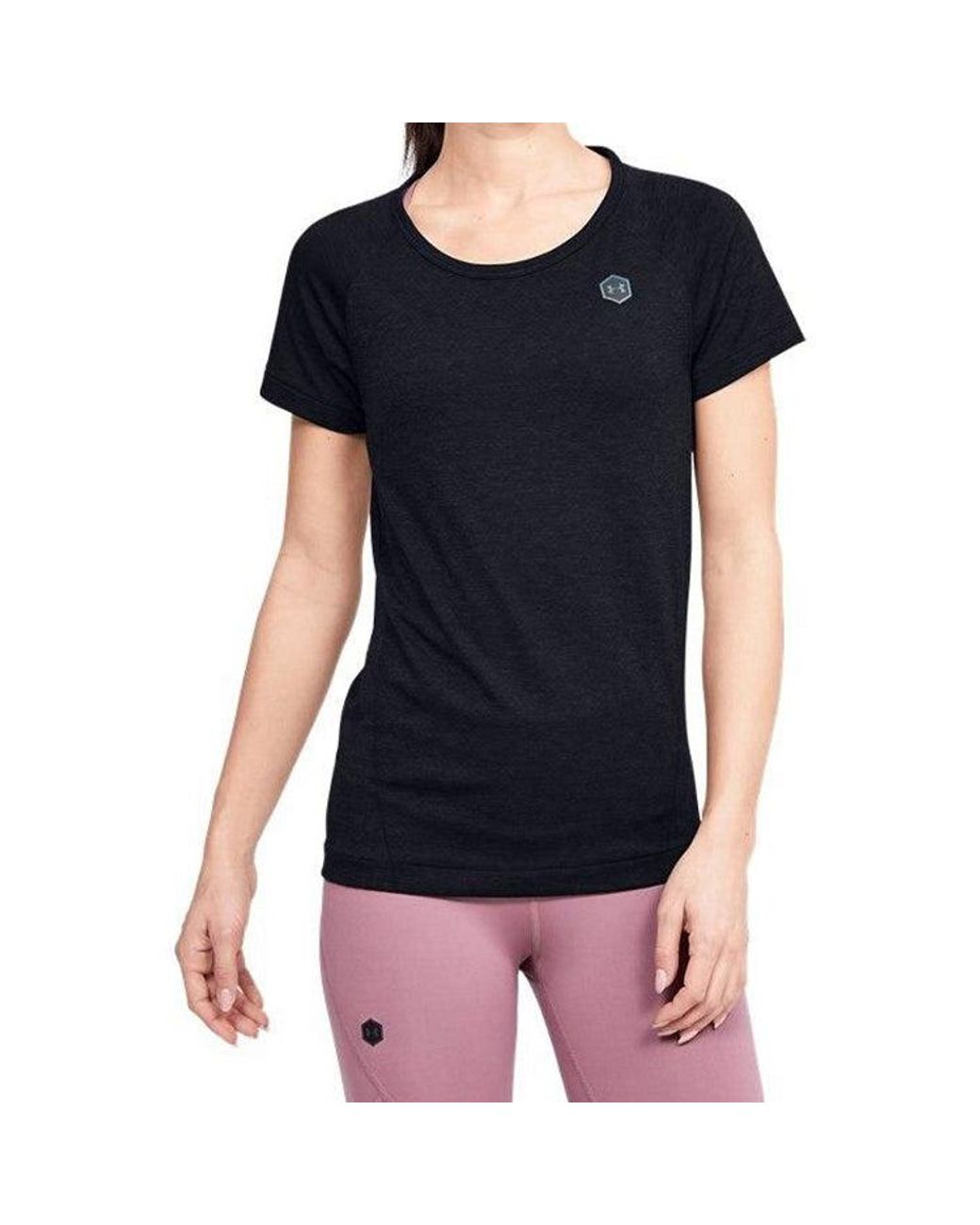Under Armour Blue (Wmns) Rush Seamless Short Sleeve
