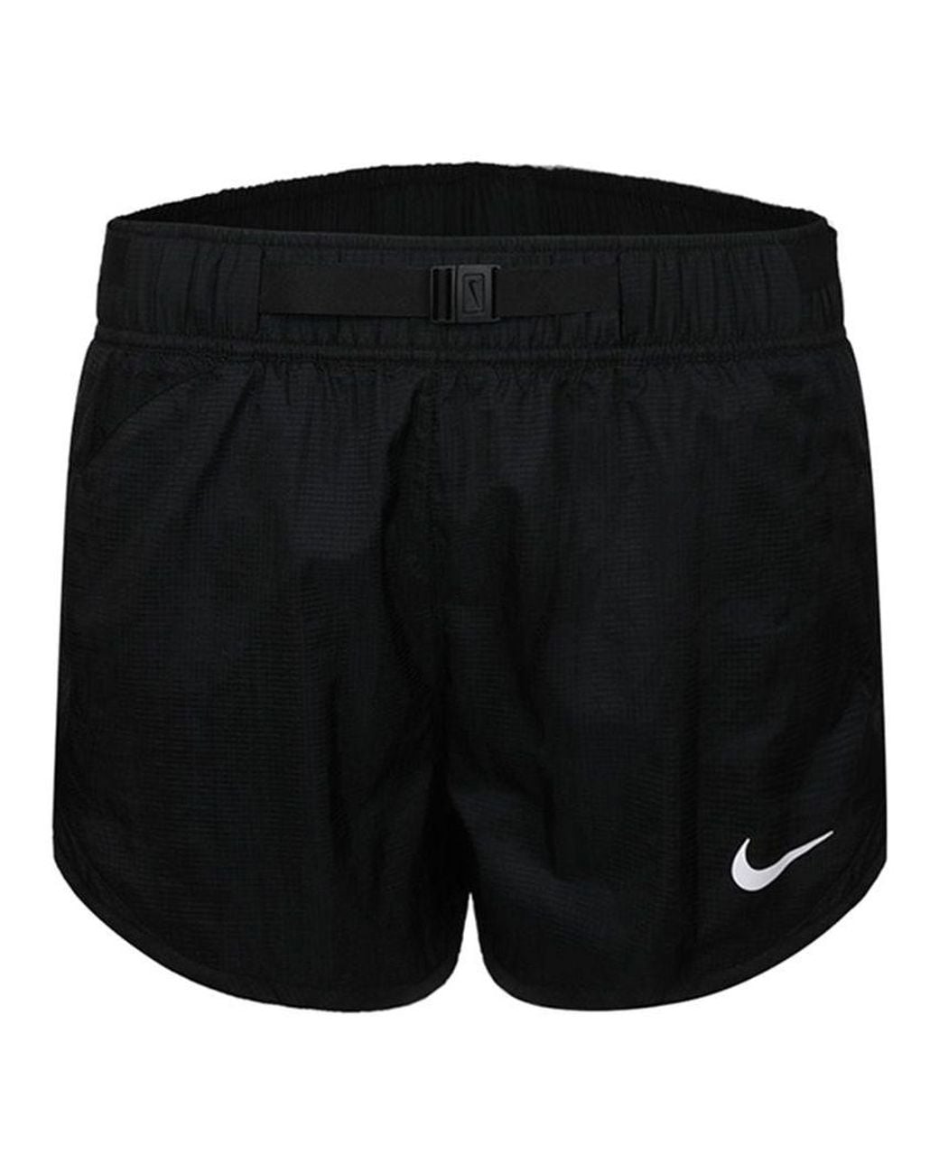Nike Black (Wmns) Belt Design Breathable Casual Sports Running Shorts