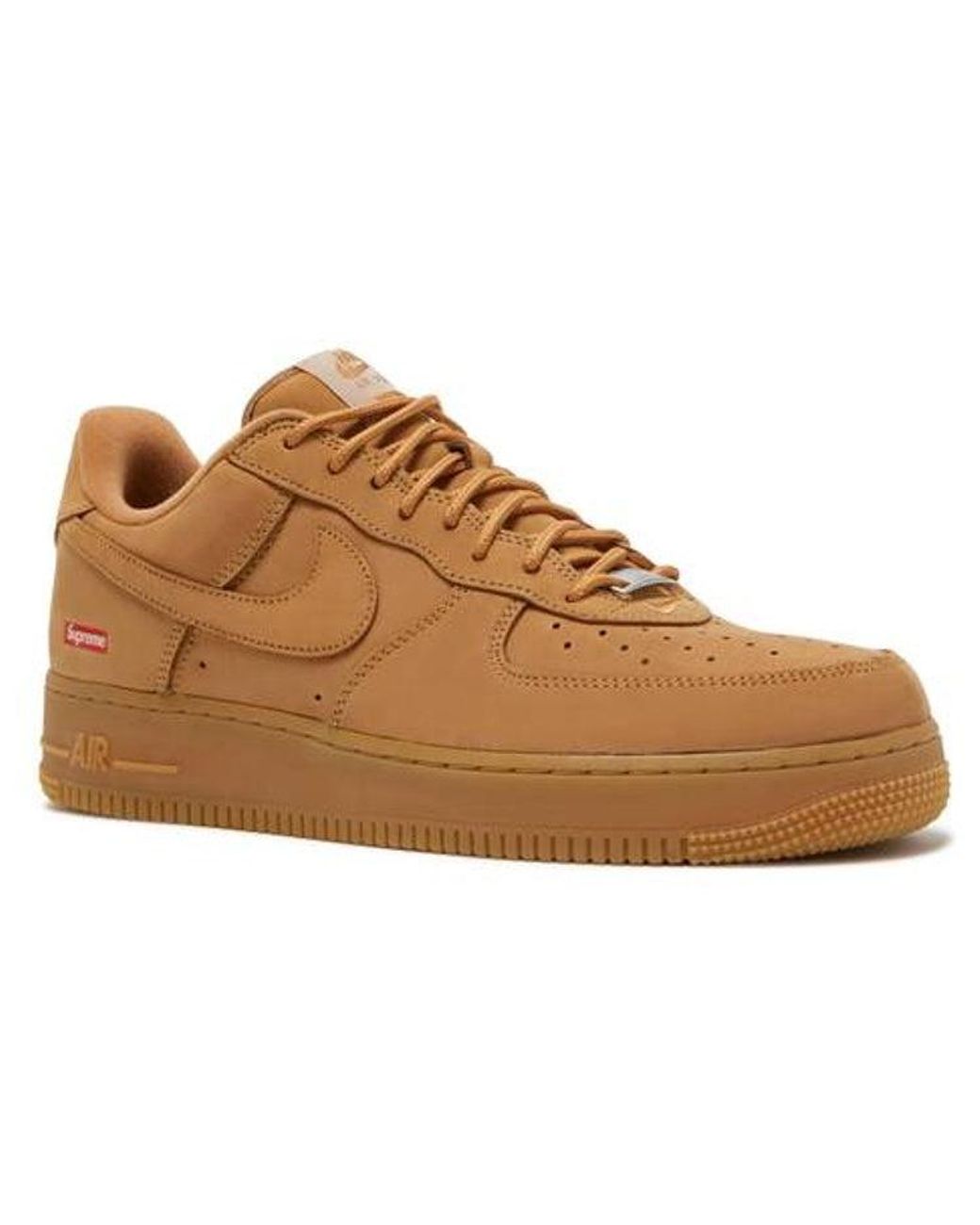 Nike Brown X Supreme Air Force 1 Low Sp 'Wheat' for men