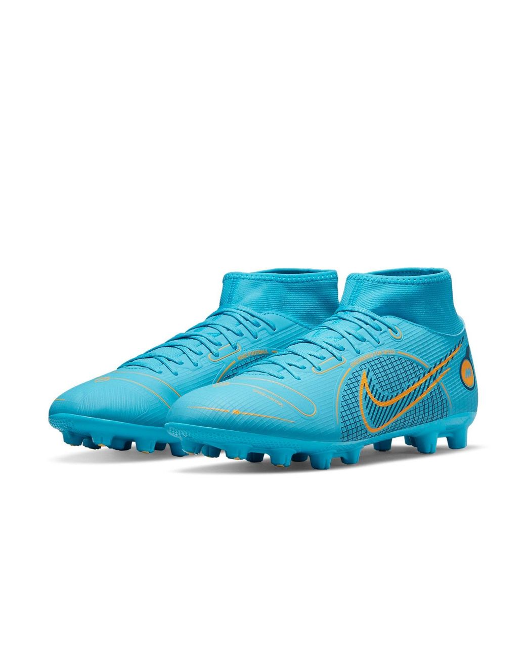 Nike Blue Mercurial Superfly 8 Academy Hg 'Light' for men