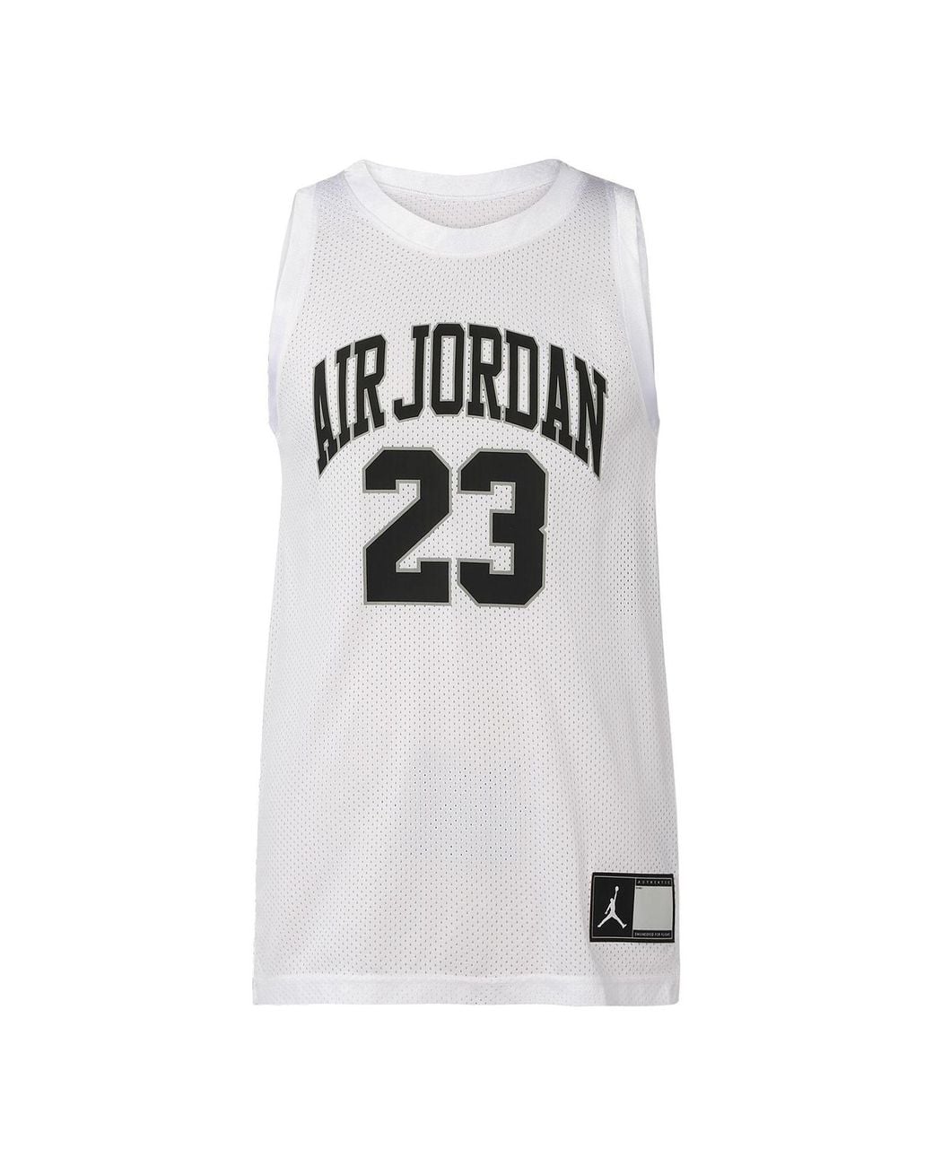 Nike White Dna Distorted Basketball Top for men