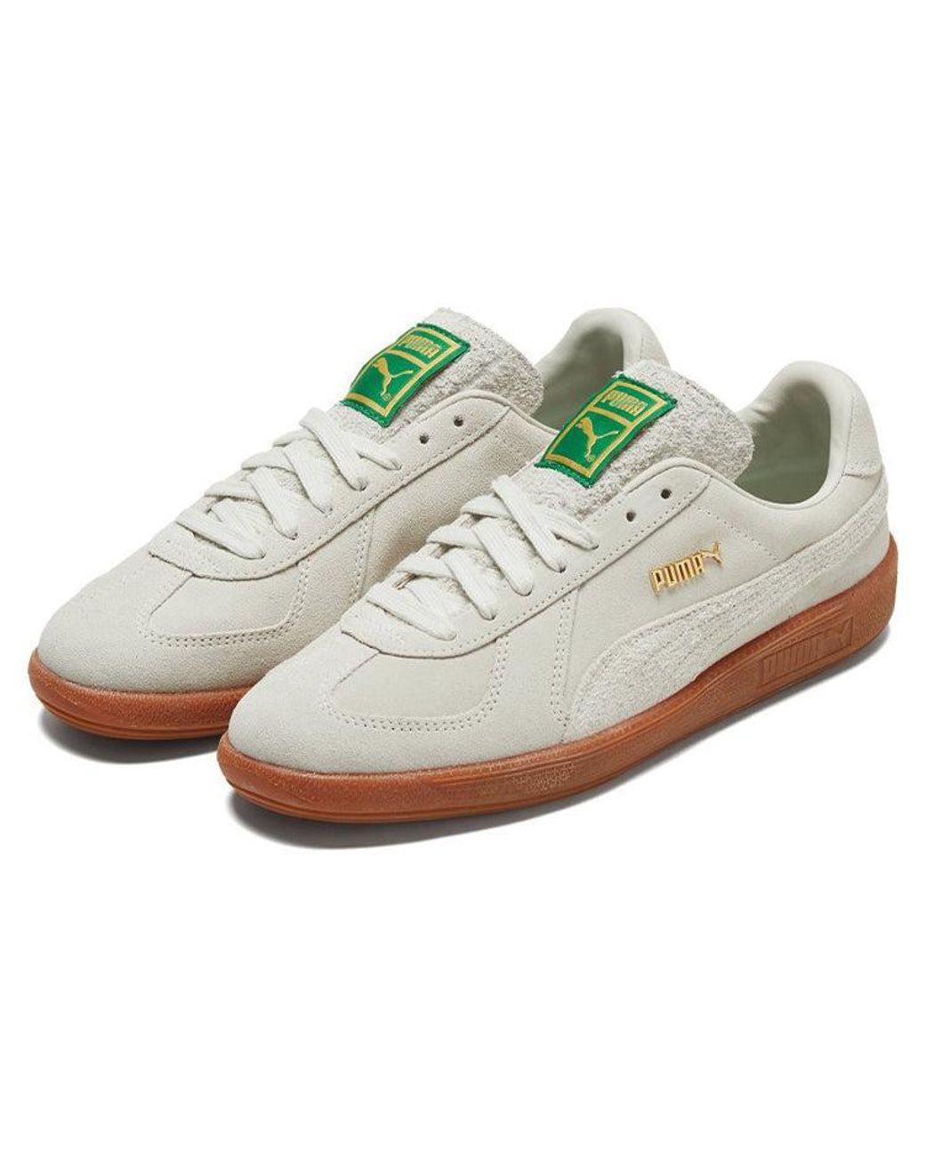 PUMA White Army Trainer Bonanza Sneakers Ivory for men
