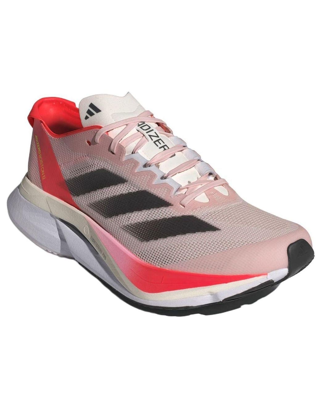 Adidas Pink (Wmns) Adizero Boston 12 'Sandy Aurora Met Solar'